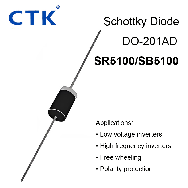 SR5100/SB5100 DO-201AD Schottky diode