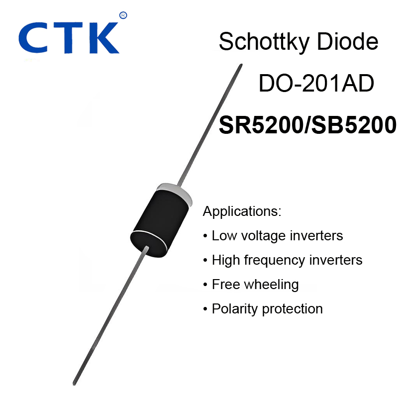 SR5200/SB5200 DO-201AD Schottky diode