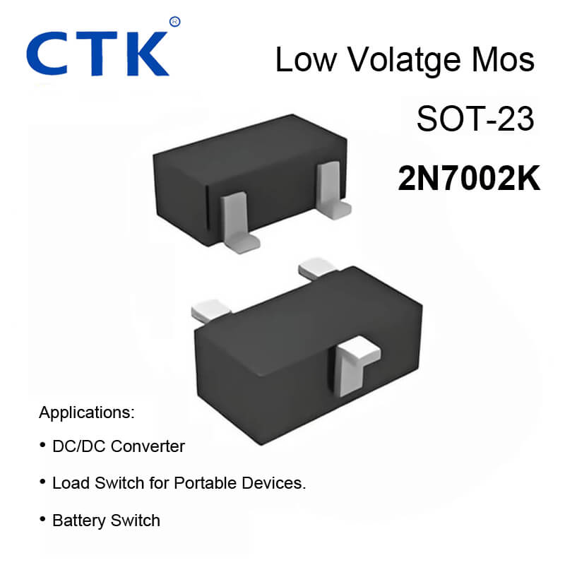 2N7002K SOT-23 Plastic Package Low Voltage Mosfet