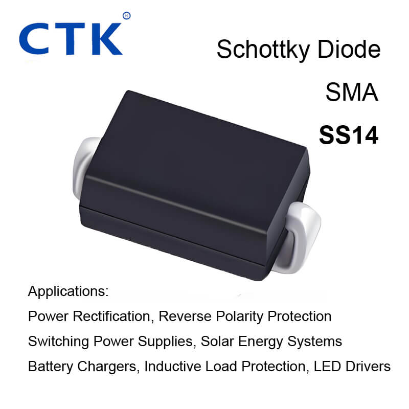 SS14 SMA Plastic Package Schottky Diode