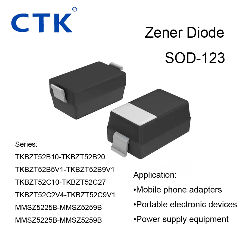 SOD-123 Plastic-Encapsulate Zener Diodes