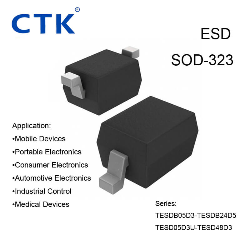 SOD-323 TVS Diode for ESD Protection