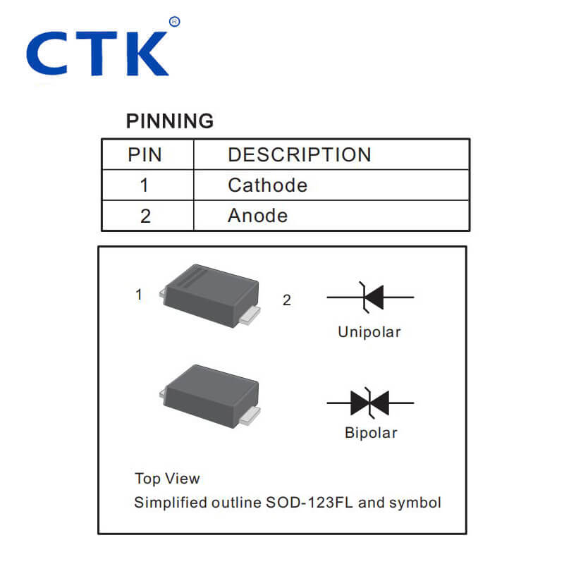 SOD123FL TVS
