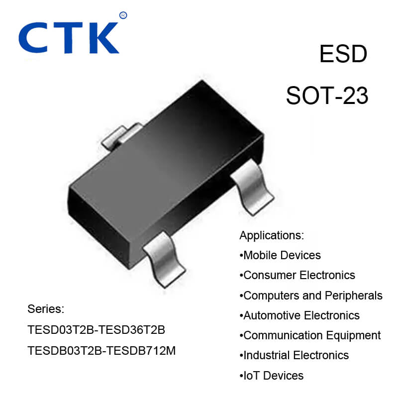 SOT-23 ESD TVS Diode Array