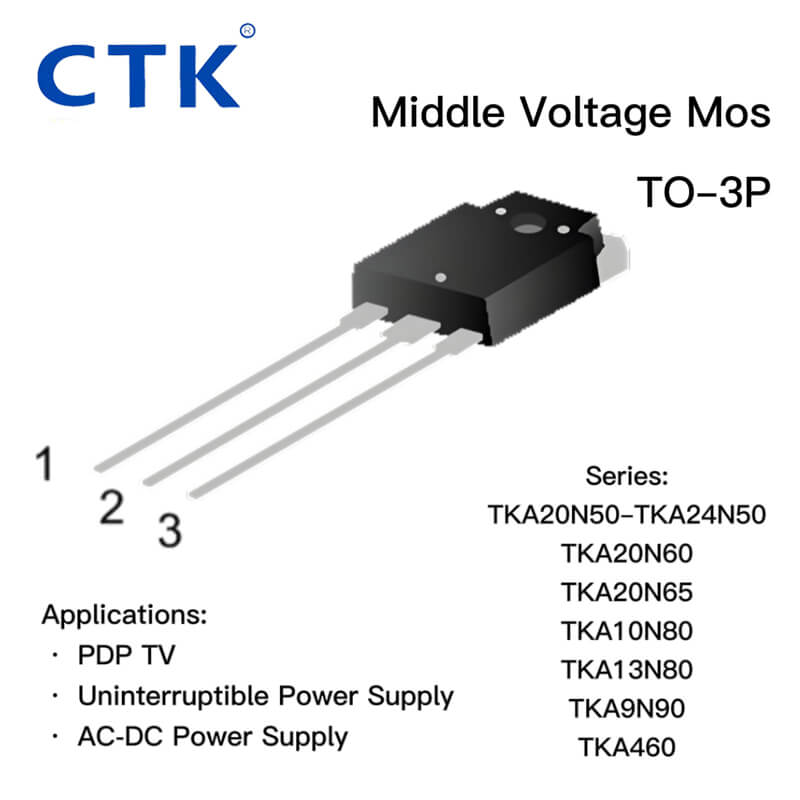 TO-3P Plastic Package Middle Voltage Mos