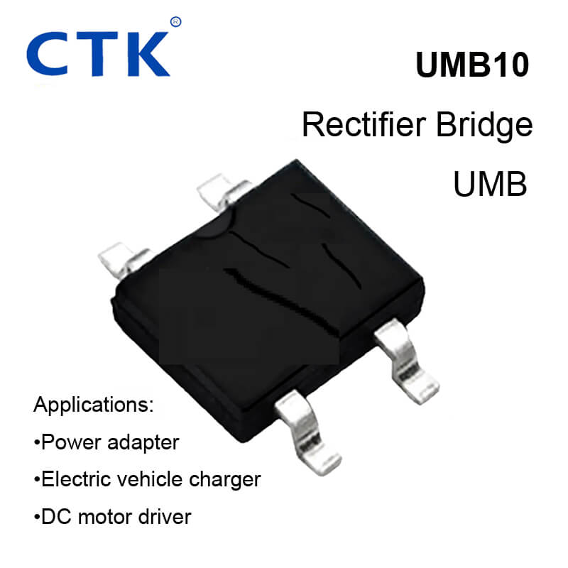 0.8A UMB10 Bridge Rectifier Surface Mount Glass Passivated