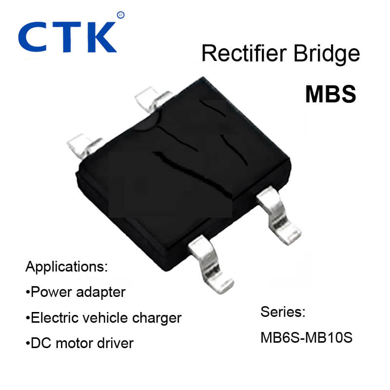 0.8A MBS Bridge Rectifier Surface Mount Glass Passivated