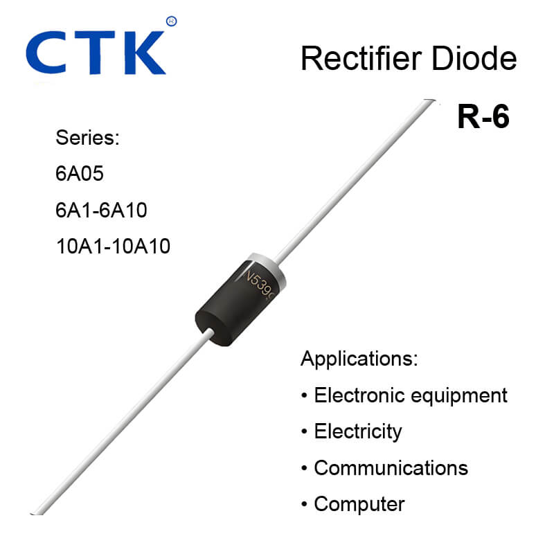 R-6 Rectifier diodes Plastic-Encapsulate Diodes