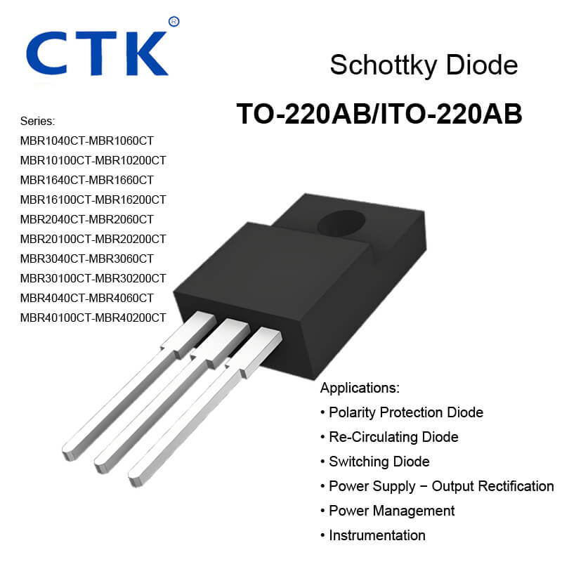 TO-220AB/ITO-220AB Plastic Package Schottky Diode