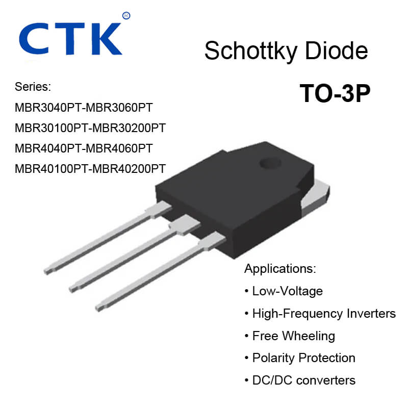 TO-3P lastic Package Schottky Diode