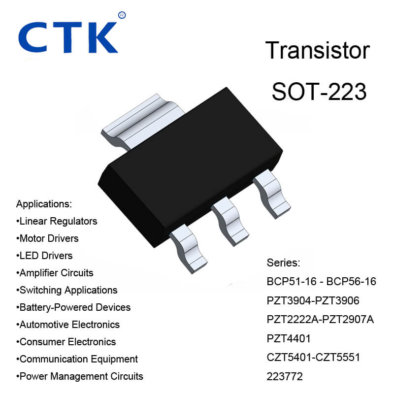 SOT-223 Transistors BCP51-16 - BCP56-16