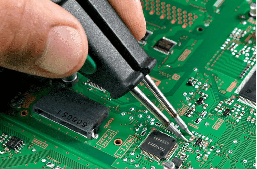 Identify Electronic Components on a Circuit Board